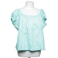 Pinup Couture, Dirndlbluse, Größe: 4XL, Türkis, Baumwolle, Einfarbig, Damen #y5O