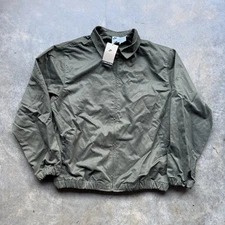Nike Life Canvas Harrington Dark Olive Green Jacket. FN3230-325 Men L-TALL