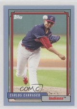 2017 Topps Archives 1992 Light Blue 24/75 Carlos Carrasco #296 0f8