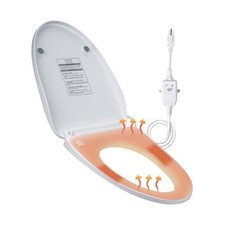 Heated Toilet Seat with Temperature Display and Built-in Seat Digital Display