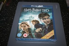 Harry Potter And The Deathly Hallows - Part 1 (Blu-ray 3D, 2011) New. Cert 12.