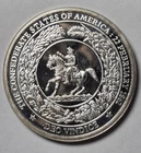 CSA Confederate States of America "One Dollar" 1 OZ Silver Round Eagle