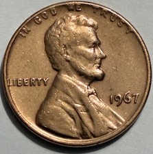 1967 Lincoln Memorial Cent 59 Yrs Old Bn3826 1967 Lincoln Memorial Cent 59 Yrs Old Bn3826