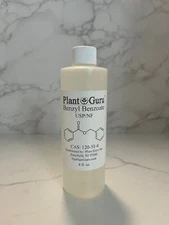 Plant Guru Benzyl Benzoate USP/NF 8oz Fragrance/Aroma Compounds Light sweet Odor
