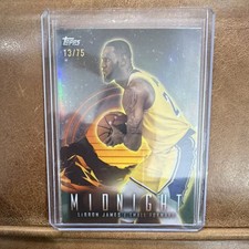 Topps Midnight Dusk LeBron James #31 Los Angeles Lakers /75 NBA 🔥