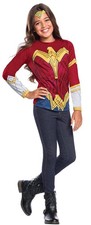 Rubies Justice League Childs Wonder Woman Costume Top Medium 630765
