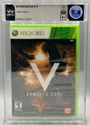Armored Core V 5 Microsoft Xbox 360 Sealed New WATA 9.8 A+ Graded Bandai