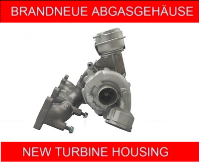 NEW TURBINE HOUSING ABGASGEHÄUSE Leon Passat 2.0 TDI 140 PS BMP BMM 765261-5008S