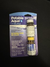 Potable Aqua Water Purification Tablets with PA Plus