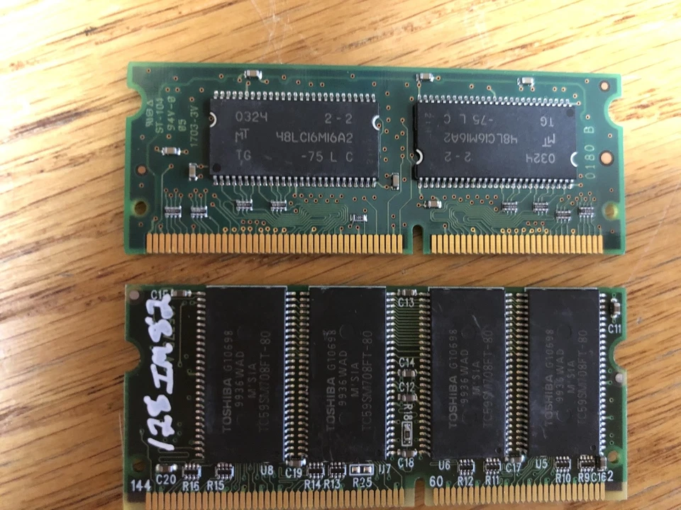 Micron / Qestec PC-133 2 @ 128mb RAM / Memory - Image 2 of 2