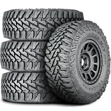 6 Tires LT 35X12.50R18 Yokohama Geolandar M/T G003 MT Mud Load F 12 Ply
