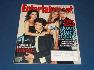 2003 DECEMBER 12 ENTERTAINMENT WEEKLY MAGAZINE - THE O.C. CAST COVER - H 11188