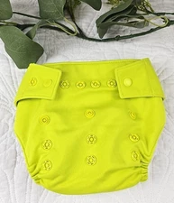 Grovia Hybrid Shell + 1 Liner Chartreuse Waterproof Adjustible OS Cloth System