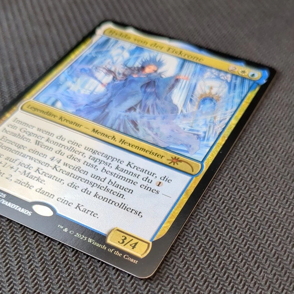 MTG Hylda of Icy Crown/Hylda von der Eiskrone Promo Foil German Language TCG F/S - Image 4 of 4