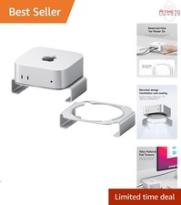 Aluminum Mac Mini Stand Ventilation Cooling Desktop Holder for M4/M4 Pro