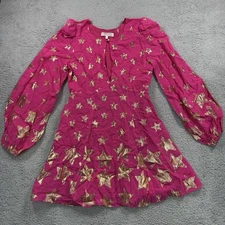 Love Shack Fancy Dress Women’s 4 Ivette Star Mini Dress In Very Berry