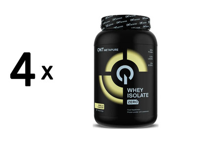 4 x QNT Metapure Zero Carb Whey Isolate (908g) Vanilla (57,82 EUR/kg)