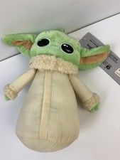 Star Wars Baby Yoda Character Bag Clip Plush Grogu Disney NWT Zippered Back