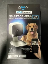 Geeni Smart Indoor Pet Camera, 2K Quad 4 HD Resolution with Voice Control SEALED