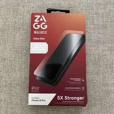 NEW! ZAGG InvisibleShield Glass Elite Screen Protector iPhone 16 Pro
