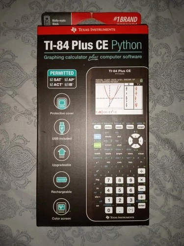 Texas Instruments TI-84 Plus CE Graphing Calculator - Black