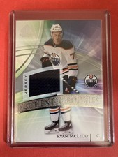 2020-21 UD SPGU Authentic Rookies RYAN McLEOD Rookie Jersey Card# 159. rookie card picture