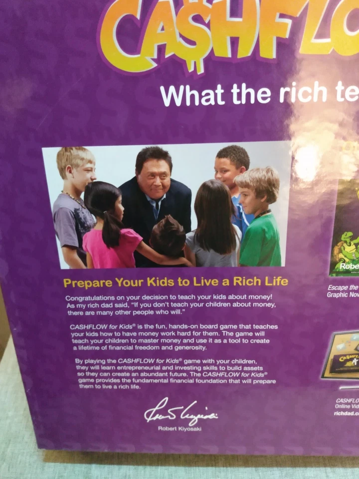 Juego de mesa Rich Dad Cashflow para niños 2013, completo, sin perforar, nuevo en caja abierta Foto 3 de 4