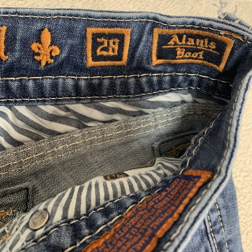 Rock Revival Womens Alanis Boot Cut Jeans Size 28 - Picture 4 of 7