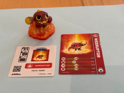 Skylanders Trap Team Weeruptor Mini mit Karte und Aufkleber 