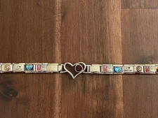 I ❤️ Scrapbooking Italian Charm Bracelet New