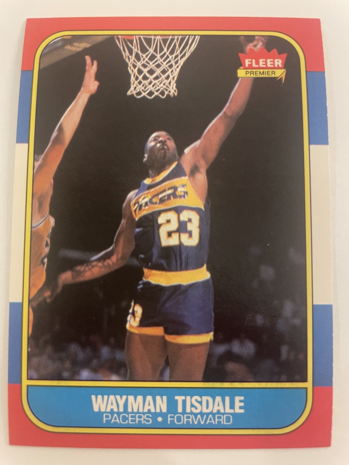 1986 Fleer Wayman Tisdale Rookie Card #113