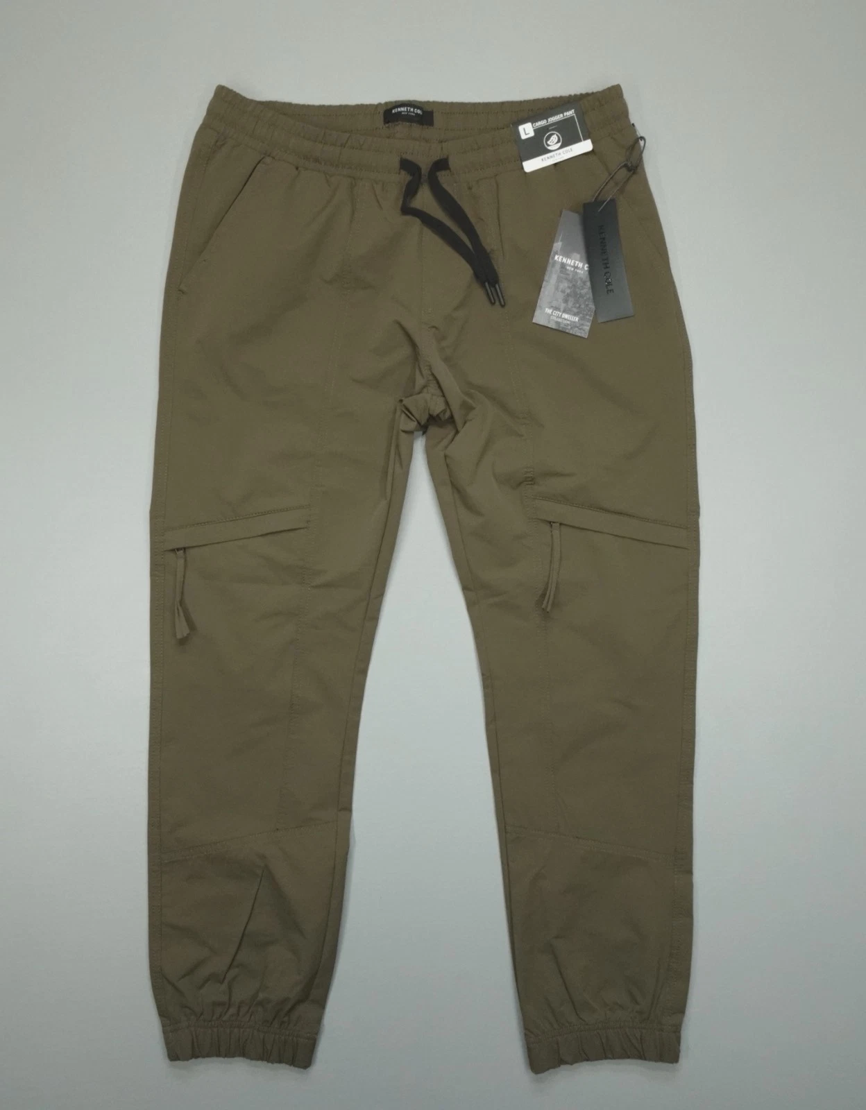Kenneth Cole Men's City Dweller Cargo Jogger Pants Lightweight British Khaki
Opens in a new window o