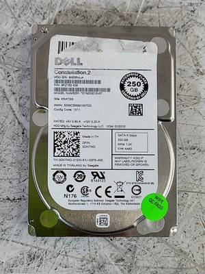 Dell SEAGATE ST9250610NS 0DNTWD Hard Drive 2.5'' 250GB SATA