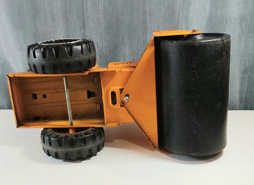 Mighty Tonka Orange Roller #3910 1973 Vintage Pressed Steel Toy Collectors Item - Picture 6 of 17