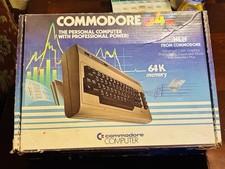 Commodore 64 Vintage Home Computer w/ Power Supply, Box, Serial P5885066, FCC ID