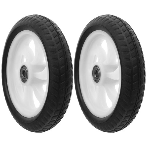 Sourcing Map Einkaufswagen-Räder – 2 Stück, 16 Cm, Gummi-Schaum, Tragkraft 10 Kg Pro Rad