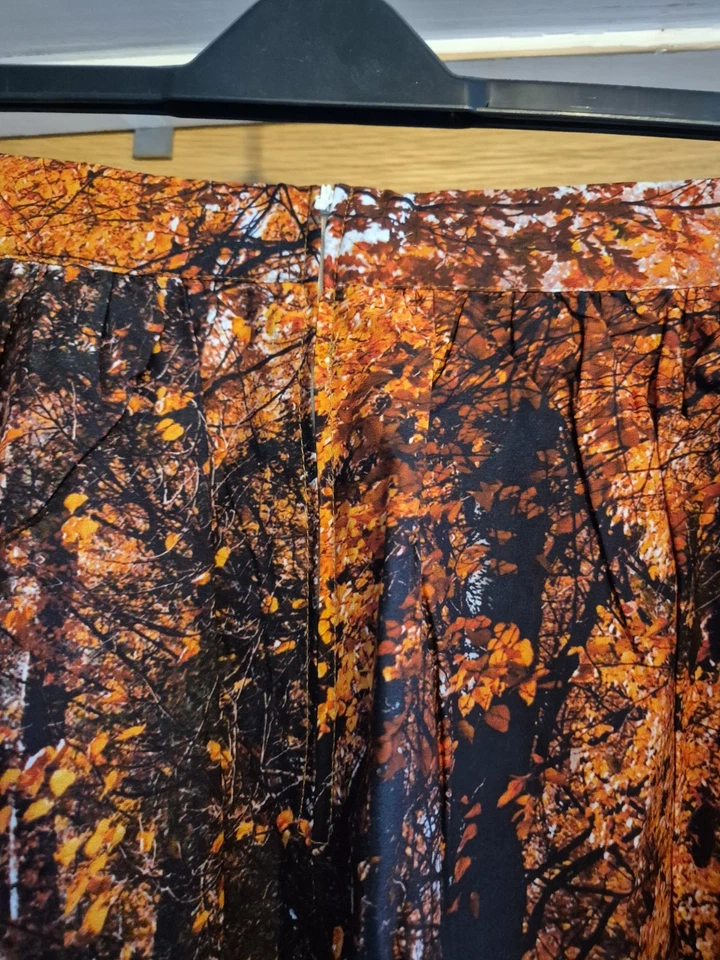Modcloth, Fervour, Autumn Print Skirt, Size Large (seems like a 12) - Image 4 of 4