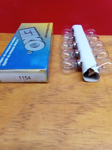 Eiko Pack Of 10, Miniature Lamps 1154, New Old Stock, Free Shipping - Picture 6 of 6