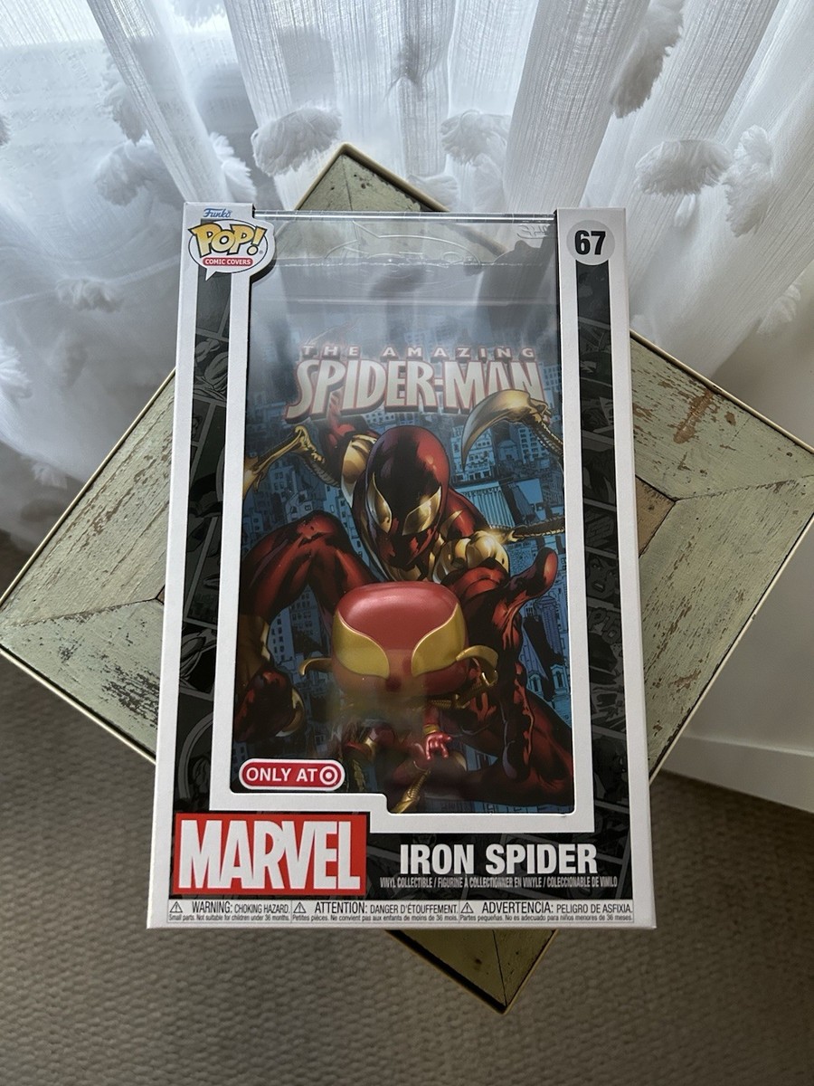 funko pop コミックカバー（アイアンマン、スパイダーマン） Amazon.co.jp: Funko Pop! Comic Cover ファンコ コミックカバー