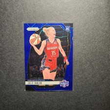 2024 Panini Prizm WNBA Julie Vanloo Rookie RC Blue Velocity Laser Refractor