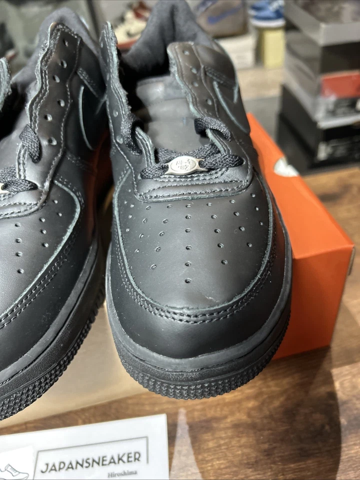 Size 10 - Nike Air Force 1 Black 306353-001 Authentic OG BOX DS 2003 - Image 4 of 4