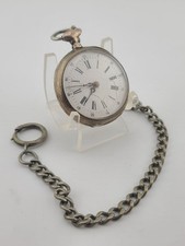 Antique 1880 French Cylinder Pocket Watch 10J  Cylindre Dix Rubis  Key Wind Read