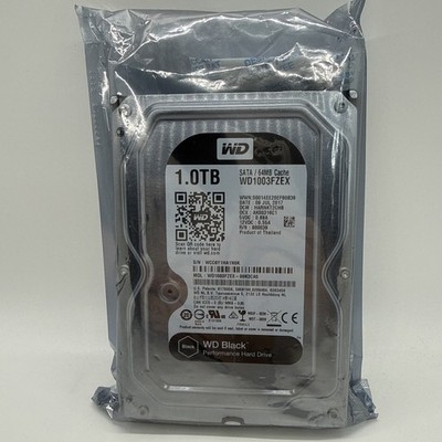 Western Digital WD Black 1TB HDD  WD1003FZEX  SATA 64 MB Cache Gaming New Sealed