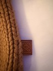 NWT Men’s 2025 Loewe Tan Brown Wool Oversized Sweater High Neck Large 42 $1200 — photo 8