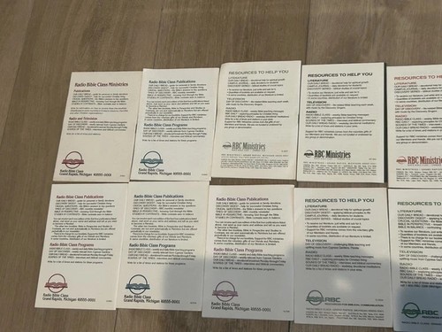 LOT 16 DISCOVERY SERIES RBC MINISTRIES BOOKLETS PHAMPLETS 1980/90s - Picture 4 of 5