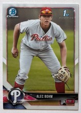 Alec Bohm - Bowman 2018 Draft Chrome #BDC-25 - 1st Bowman - Phillies