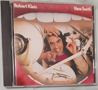 New Teeth by Robert Klein (CD, 1992, Epic) case wear / small hole