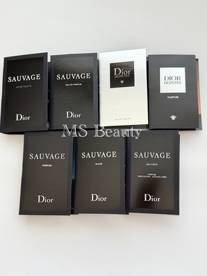 Dior Sauvage & Dior Homme Collection For Men Sample Spray (7pcs)