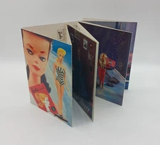 1989 Barbie Throughout History #12 Postcard Folder 9 Detachable Cards 1959-89