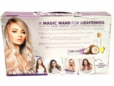Pravana The Blonde Wand Flat Iron 4 New Pure Light Creme Lighteners Preowned 